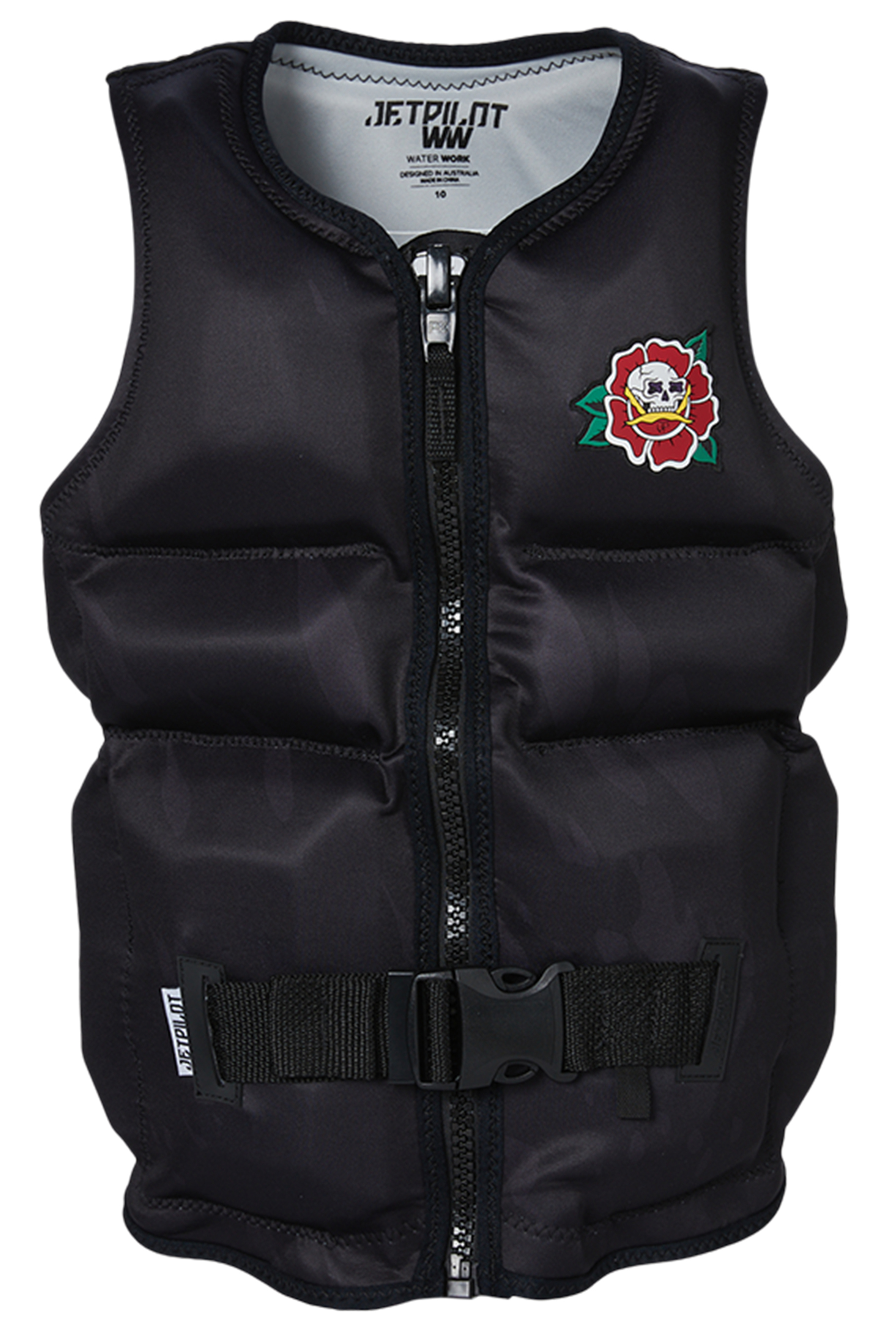 Jetpilot X1 Boys Youth Neo Vest Sub - Black